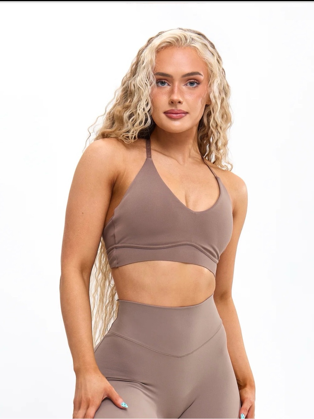 BuffBunny Sultry Sports Bra in Chai Latte